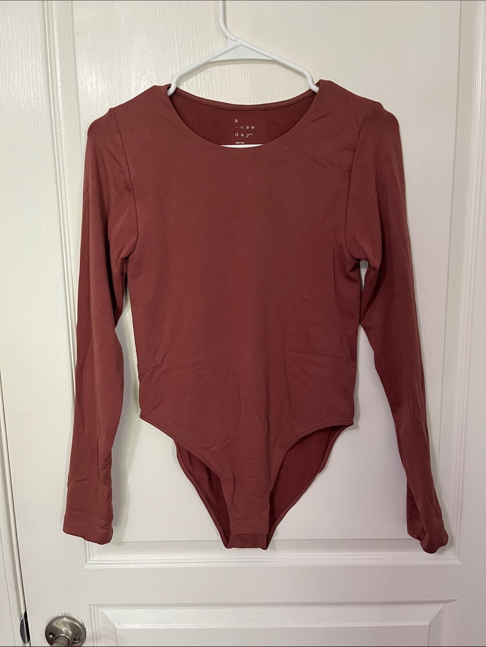 a new day Long Sleeve Bodysuit in Mauve